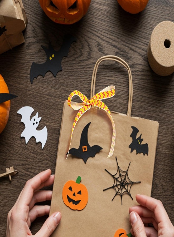 Confettiville Halloween Ribbons, 16 Rolls, 16 Yards, 3/8" (10mm) Thin Grosgrain Ribbons for DIY Crafts and Decorations, Spooky Whimsy Designs - Image 5